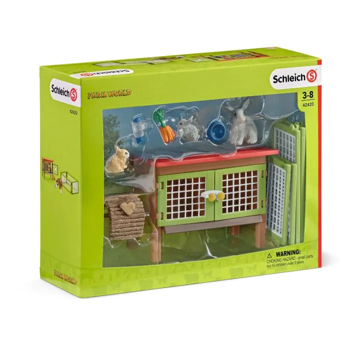Schleich Farm World Kaninchenstall 42420 