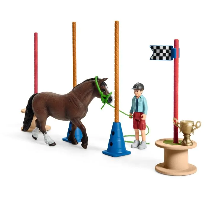 Schleich Farm World Pony Agility Rennen 42482 