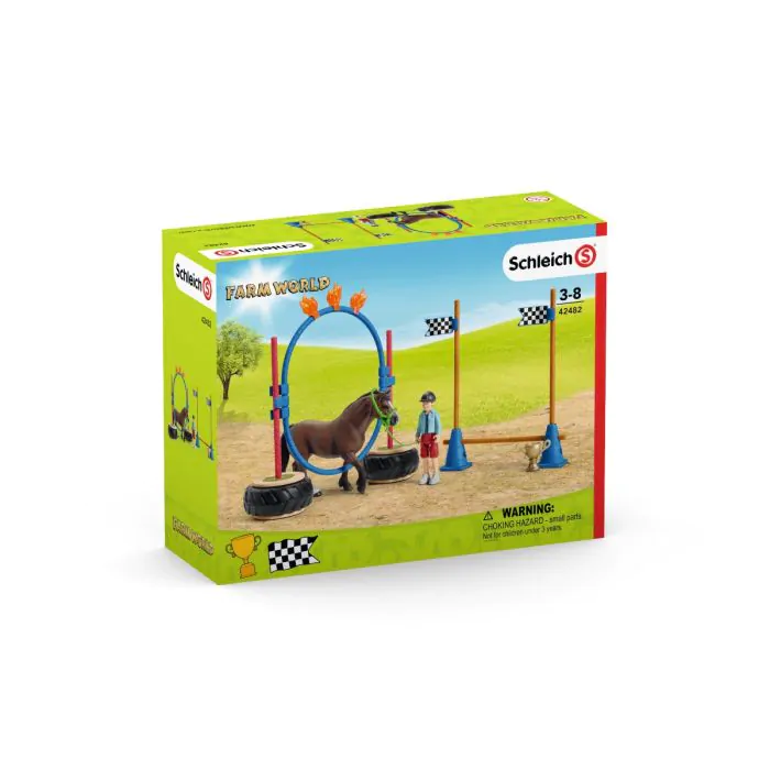 Schleich Farm World Pony Agility Rennen 42482 