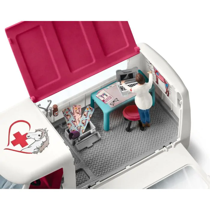 Schleich Horse Club Mobil Tierarzt mit Hannover Fohlen 42370