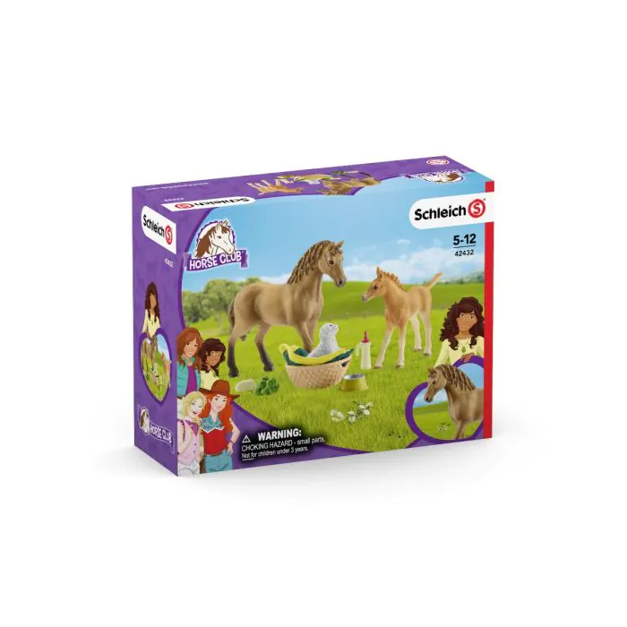 Schleich Horse Club Sarahs Tierbaby-Pflege 42432 