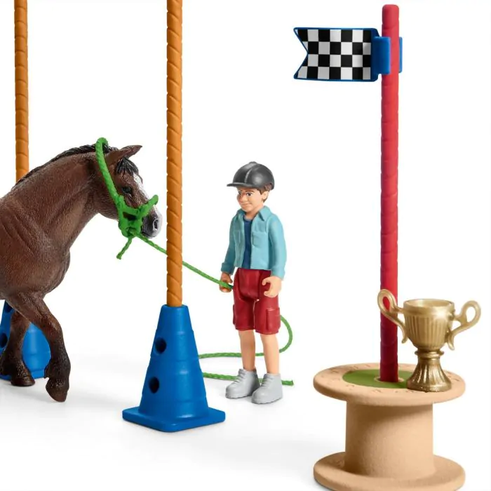 Schleich Farm World Pony Agility Rennen 42482 
