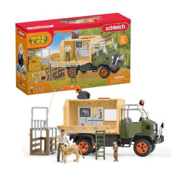 Zweite Chance: Schleich Wild Life Großer Truck Tierrettung 42475 #1