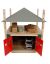 Kids Globe Heuhaufen Holz mit Abstellraum 1:32 Pink 610085