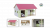 Kids Globe Pferdestall Pink mit 2 Boxen und Stauraum 1:32 610245