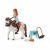 Schleich Horse Club Kleine Schwester und Shetland Pony, Stute 42518 