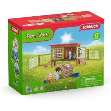 Schleich Farm World Kaninchenstall 42420 
