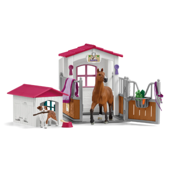 Schleich Horse Club Pferdebox mit Hundehütte 72218 Special
