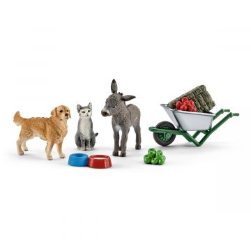Schleich Farm World Füttern auf dem Bauernhof 41423