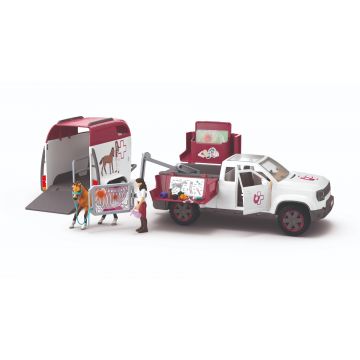 Schleich Horse Club Mobiler Tierarzt mit Anhänger 42704