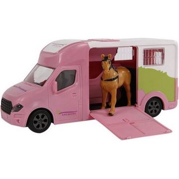Kids Globe Horses Anemone Pferdetransporter Rosa 20cm 510212