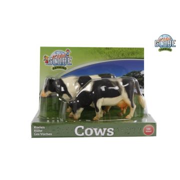 Kids Globe Farming Kühe schwarz/weiß stehend, 2 Stück 1:32 571873
