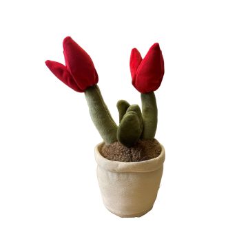 Take Me Home Pflanze Plüsch Tulpe Rot 27cm 660627
