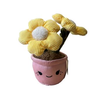 Take Me Home Pflanze Plüschblume Gelb 18cm 660632