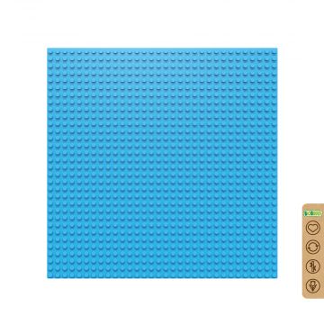 BiOBUDDi-Bodenplatten Himmelblau 32x32 
