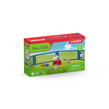 Schleich Farm World Zuhause für Kaninchen und Meerschweinchen 42500 