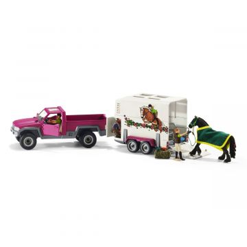 Schleich Horse Club Pickup mit Pferdeanhänger 42346 Schleich Horse Club Pickup mit Pferdeanhänger 42346