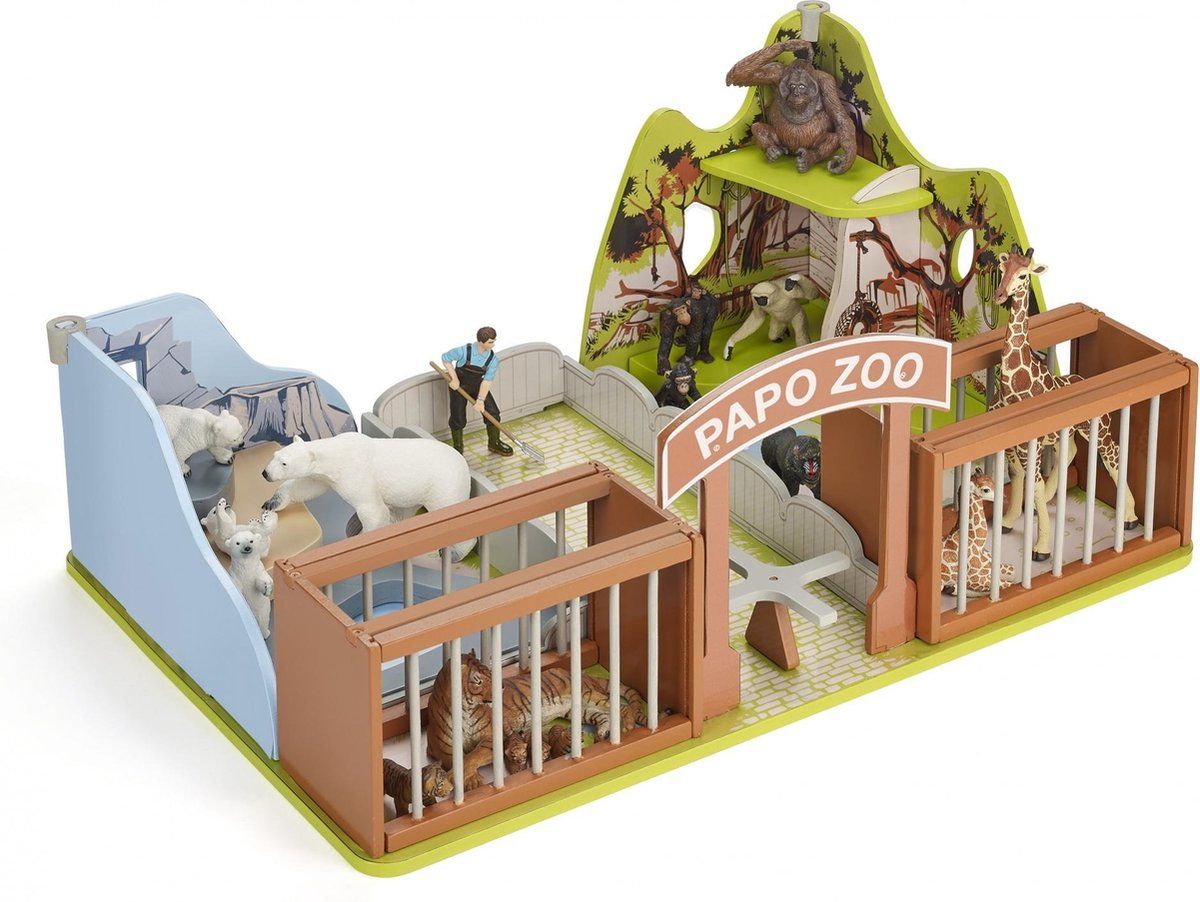 Schleich zoo sales playset