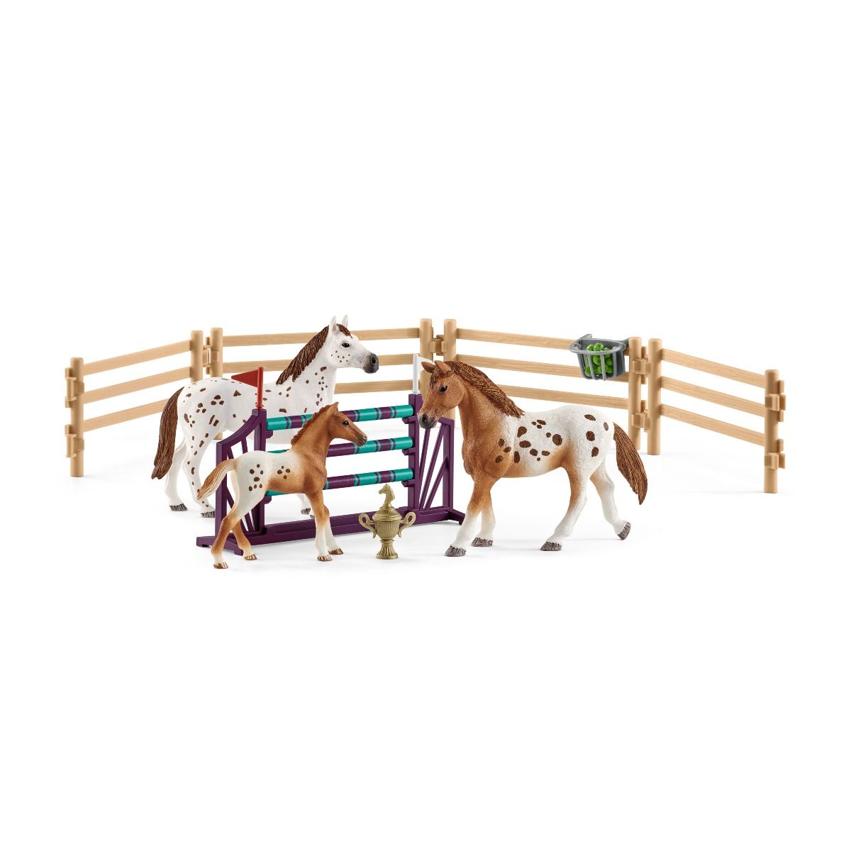 Schleich 42433 Horse Club Lisas Turnier Training Appaloosa Pferd