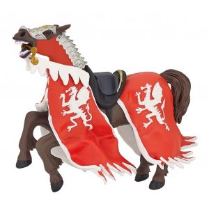 Papo History Pferd des Drachenkönigs, rot 39388