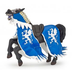 Papo History Pferd des Drachenkönigs, blau 39389