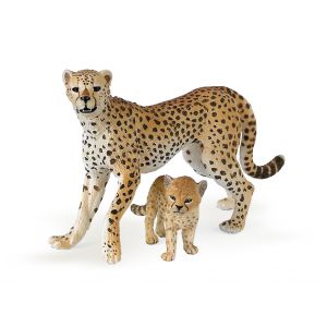 Papo Wild Life Gepard mit Jong 50044