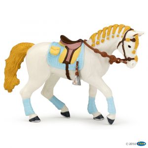 Papo Horses Pferd der Reiterin fashion blau 51545