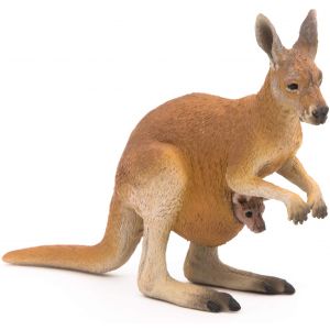 Papo Wild Life Känguru mit Baby 50188