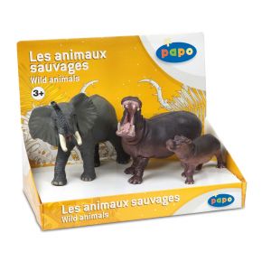 Papo Wild Life Präsentkasten Wildtiere 2 (3 Fig) 80001