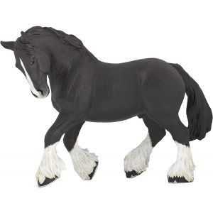 Papo Horses Shire Hengst schwarz 51517 