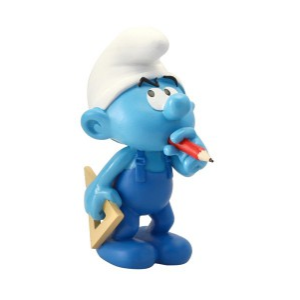 Plastoy Knutsel Smurf 13 cm