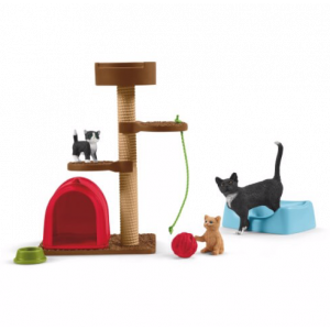Schleich Farm World 42501 Spielspaß für niedliche Katzen