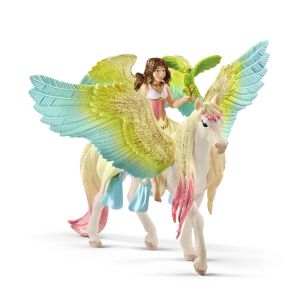 Schleich Bayala Surah mit Glitzer-Pegasus 70566 