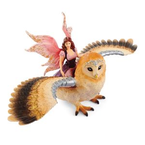 Schleich Bayala Elfe auf Glitzer-Eule 70713 