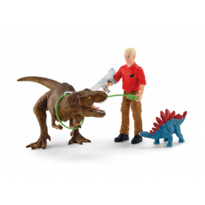 Schleich Dinosaurier Tyrannosaurus Rex-Angriff 41465 