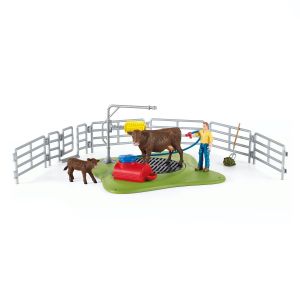 Schleich Farm World Kuh Waschstation 42529 