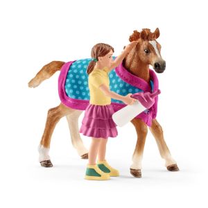 Schleich Horse Club Pferd Fohlen mit Decke 42361 