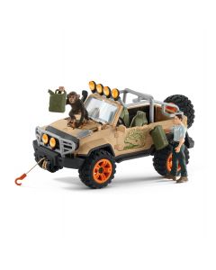Schleich Wild Life Geländewagen mit Seilwinde 42410 