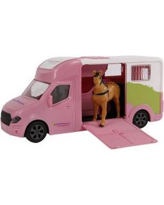 Kids Globe Horses Anemone Pferdetransporter Rosa 20cm 510212