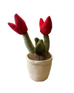 Take Me Home Pflanze Plüsch Tulpe Rot 27cm 660627