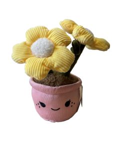 Take Me Home Pflanze Plüschblume Gelb 18cm 660632