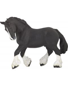 Papo Horses Shire Hengst schwarz 51517 