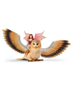 Schleich Bayala Elfe auf Glitzer Eule 70789