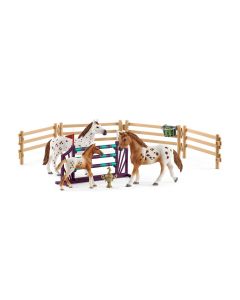 Schleich Horse Club Lisas Turnier-Training & Appaloosa Pferd 42433 