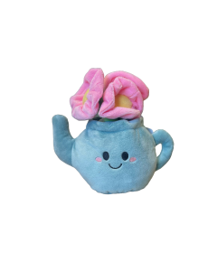 Take me home Pflanzen Plüsch Teekanne Blau 18 cm 660672